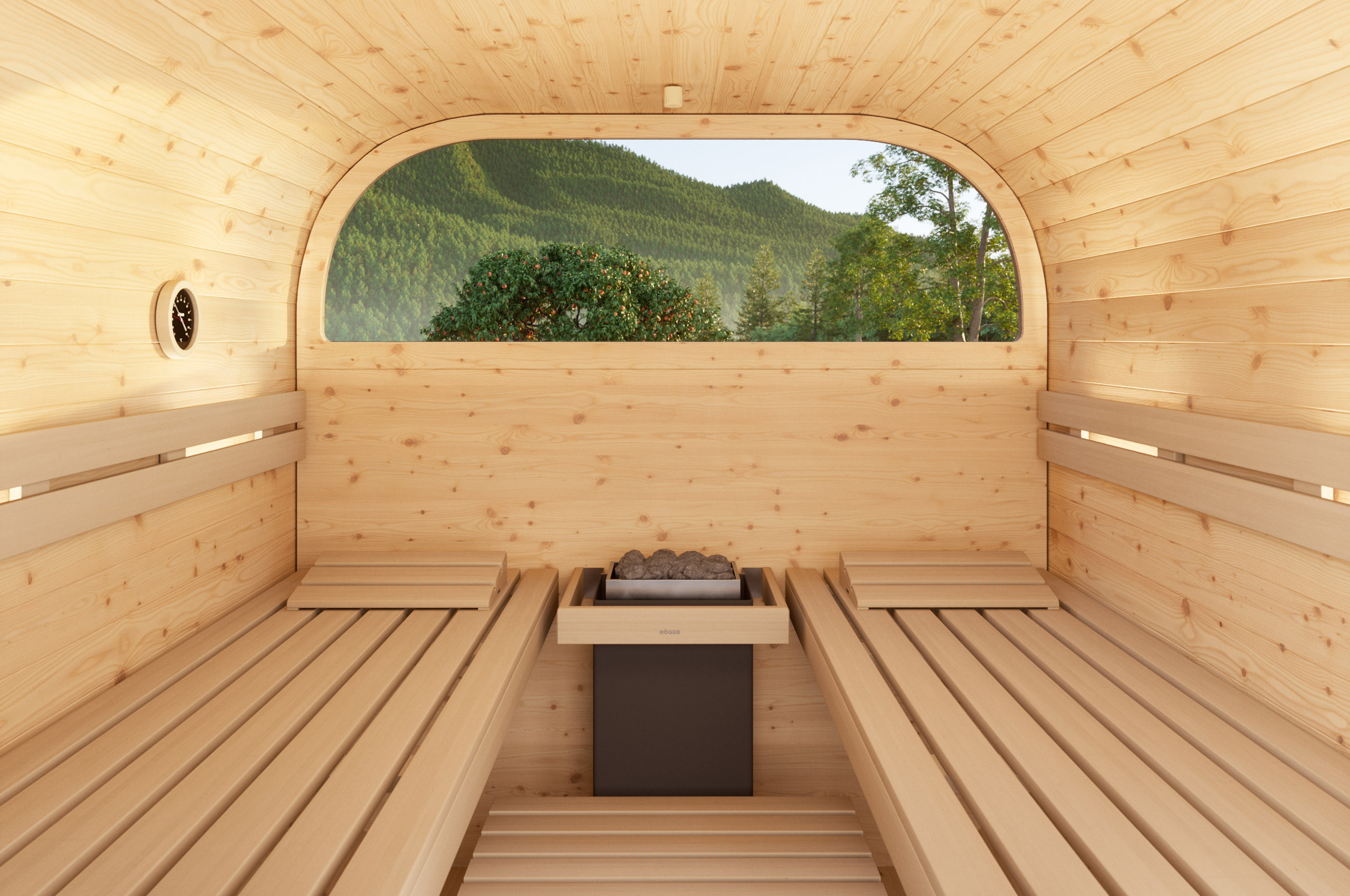 Sauna Fjelo Innenausstattung Sauna Fjelo Innenausstattung